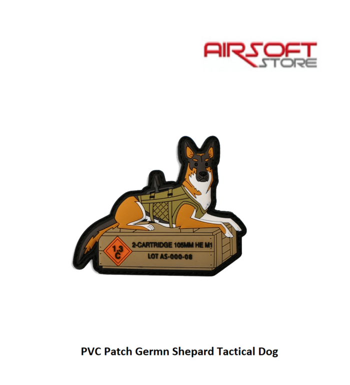 PVC Patch German Shepard Tactical Dog